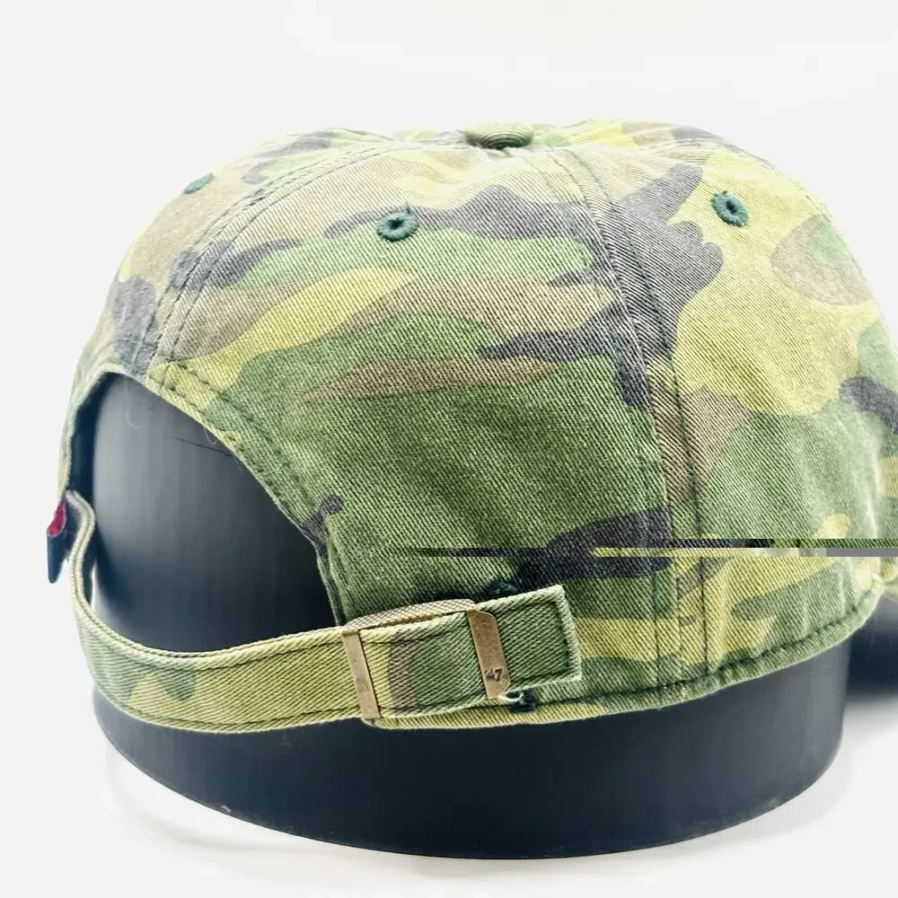 Minnesota Twins Hat Cap Men’s Green Camo MLB Baseball Strapback 47 Brand - Picture 5 of 8